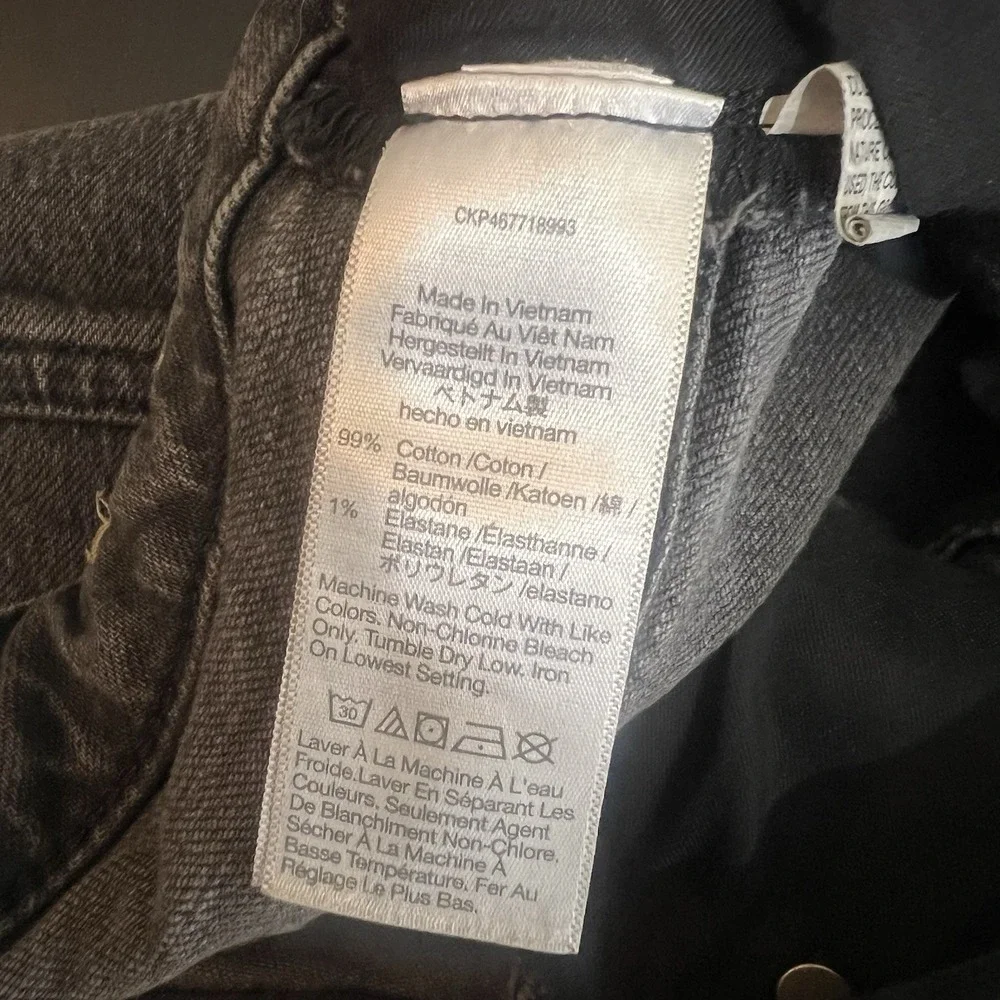 Madewell The Curvy‎ Perfect Vintage Jean Size 33 Gray Straight Leg Stretch